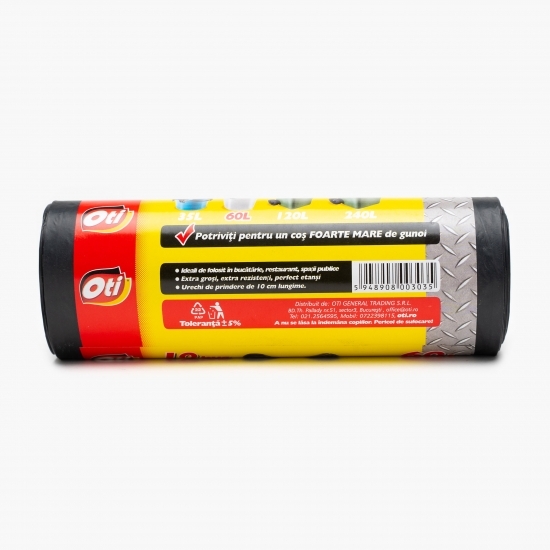 Saci menajeri Solid Extra LDPE 60l 10 buc