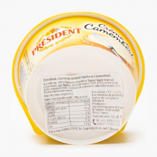 Cremă de brânză topită Camembert 125g