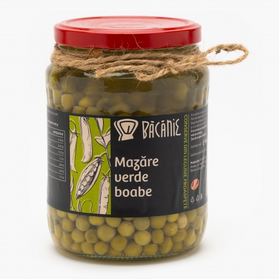 Mazăre verde boabe 680g