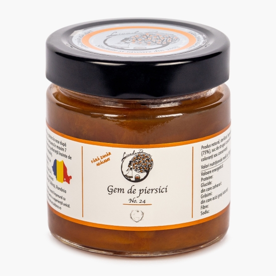 Gem de piersici fără zahăr 240g
