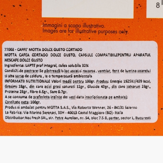 Cafea capsule Cortado 16 băuturi