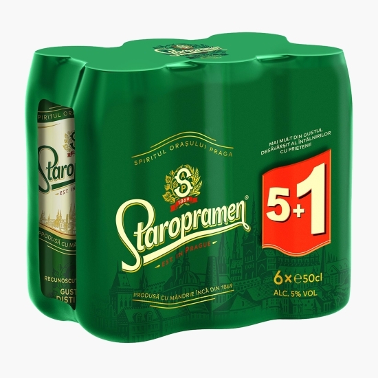 Bere blondă doză 6x0.5l (5+1)
