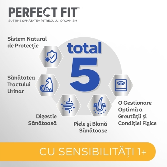 Hrană umedă pentru pisici sensibile adulte 85g, cu pui în sos 