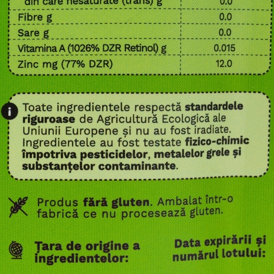 Chlorella, pulbere ecologică pură, 125g