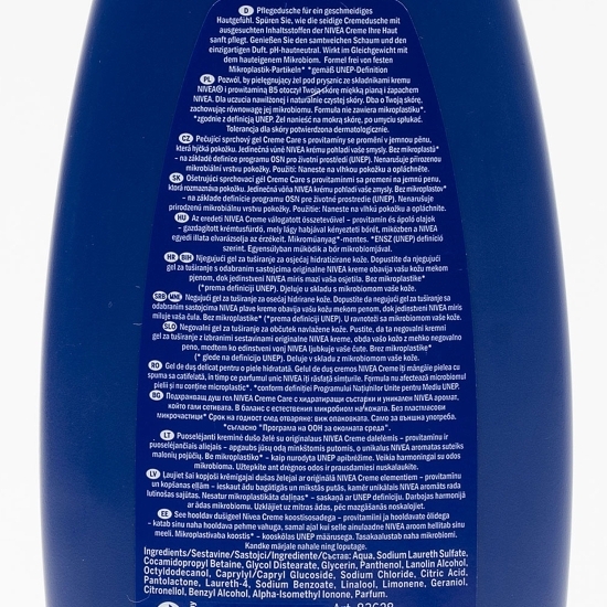 Gel de duș Crème Care 0.75l