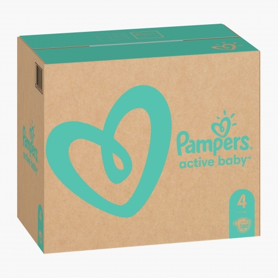 Scutece Active Baby XXL box, mărimea 4, 9-14kg, 180 buc