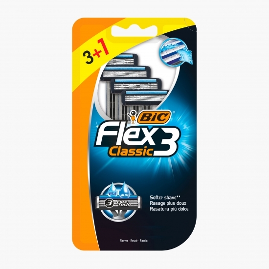 Aparat de ras Flex3 Classic 3+1 buc