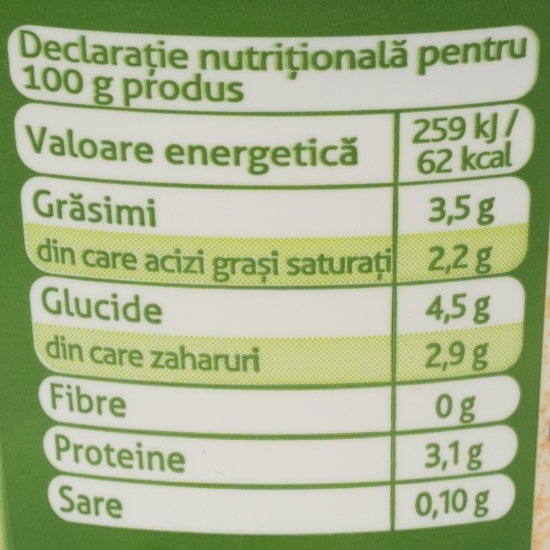 Iaurt eco 3.5% grăsime 400g