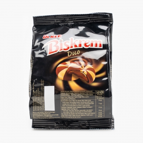 Biscuiți umpluți cu cremă de cacao Duo 150g