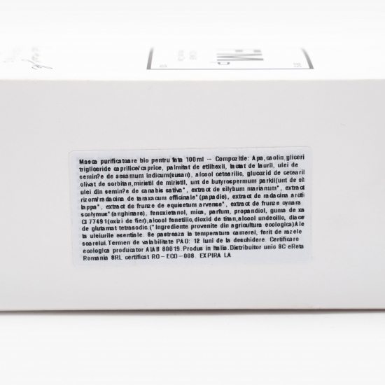 Mască purificatoare bio pentru față 100ml