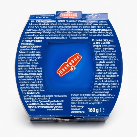 Salată de ton cu orez sălbatic 160g