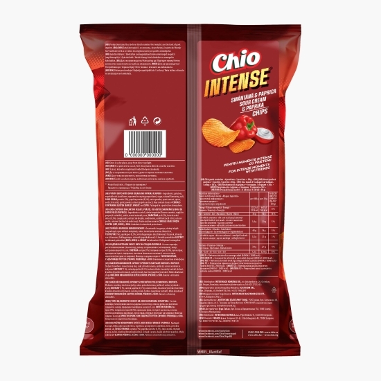 Chipsuri cu gust de ardei gras, Intense 130g