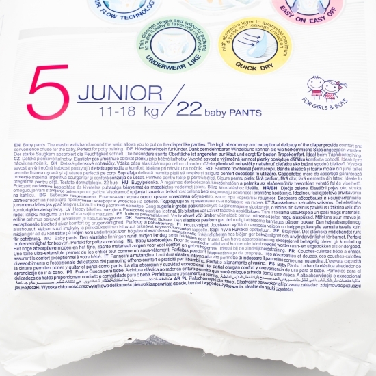 Scutece chiloțel Pants mărimea 3, 6-11kg, 26 buc