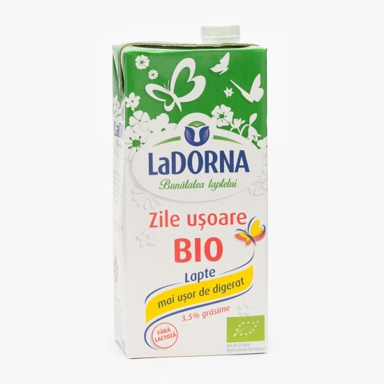 Lapte eco fără lactoză, 3.5% grăsime, „Zile ușoare” 1l