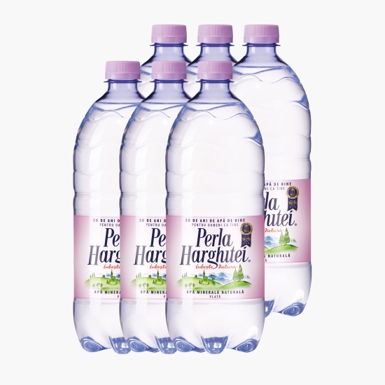 Apă minerală naturală plată, 6x1l