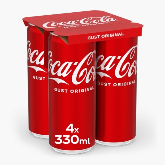 Băutură carbogazoasă cola doză 4x0.33l