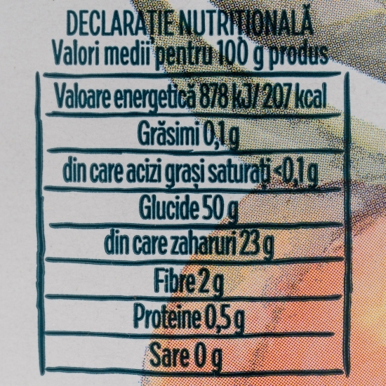 Gem de piersici fără zahăr adăugat 230g