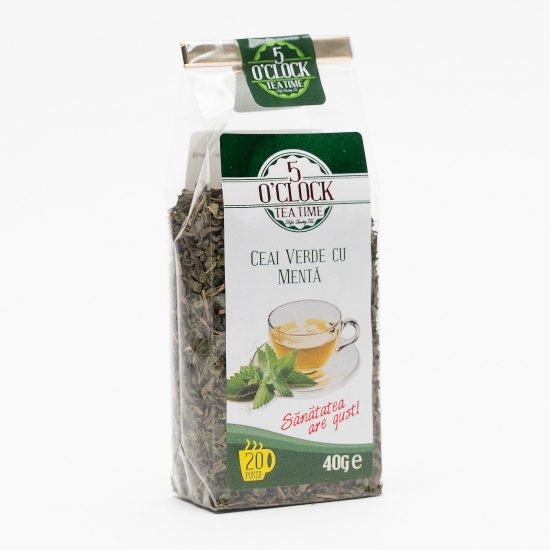 Ceai verde cu mentă 40g