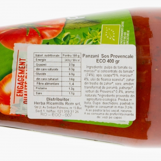 Sos Provencale eco 400g
