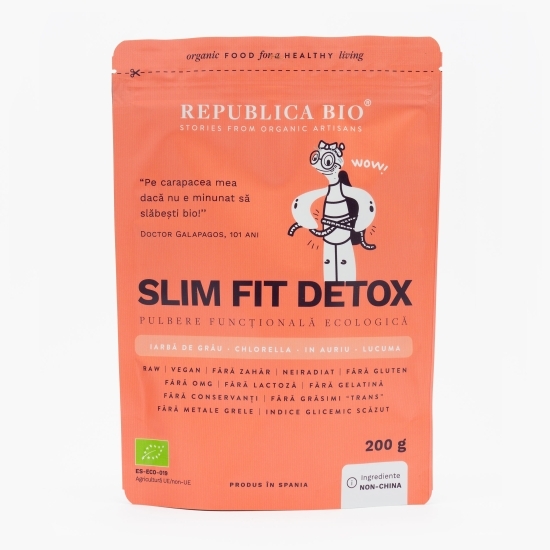 Slim Fit Detox, pulbere funcțională ecologică 200g