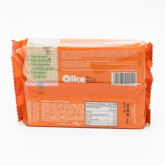 Napolitane cu cremă cacao 170g