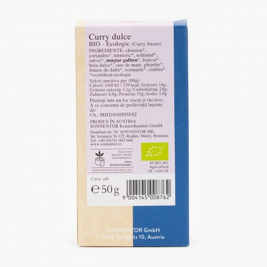 Curry dulce eco 50g 