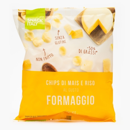 Chipsuri de porumb și orez cu aromă de brânză fără gluten 70g