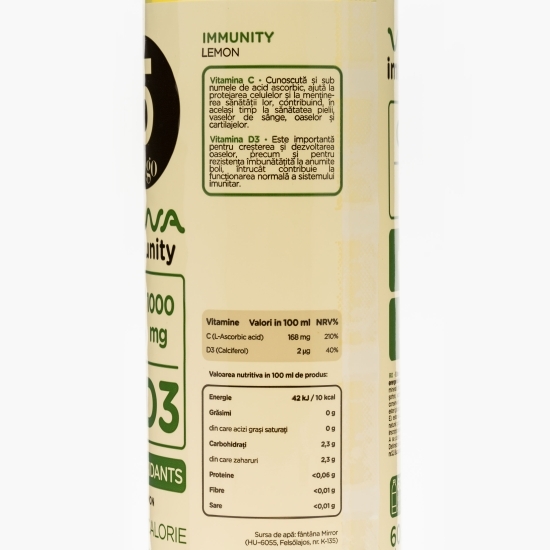 Băutură necarbogazoasă imunitate 600ml