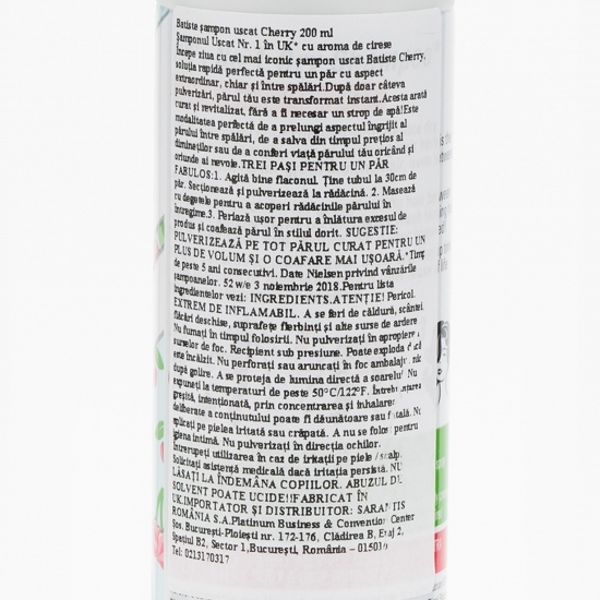 Șampon uscat Cherry 200ml