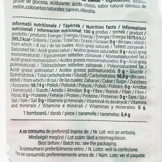 Bomboane fulgi cu aromă de pepene 250g