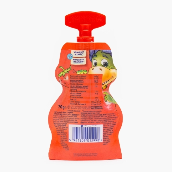Iaurt de băut cu căpșuni, 2.8% grăsime, 70g