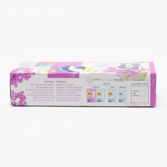 Absorbante zilnice Panty Herbs verbină, normal 18 buc