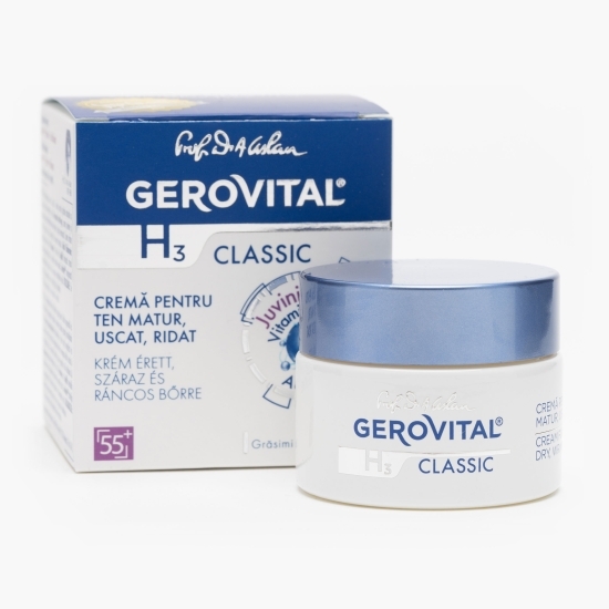 Cremă pentru ten matur 55+, uscat, ridat 50ml