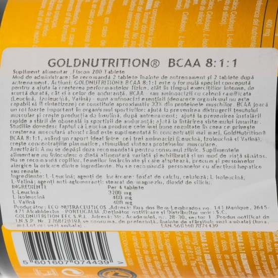 BCAA 8:1:1 200 tablete