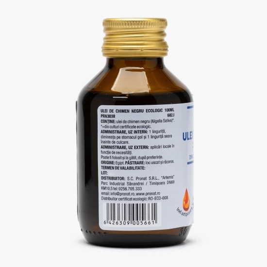 Ulei de chimen negru eco, presat la rece 100ml
