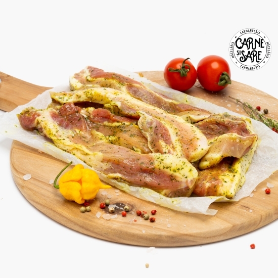 Fleică de porc fără os, marinată 500g