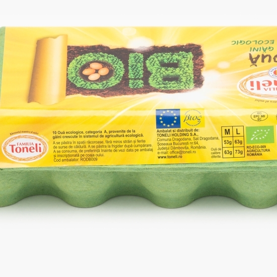Ouă ecologice mărimea M/L cod 0, 10 buc