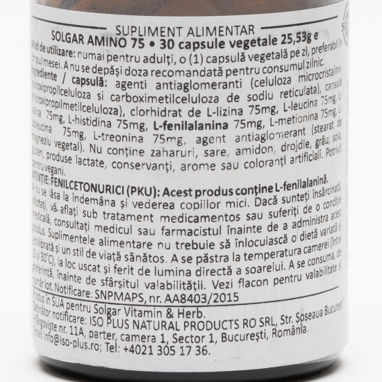 Amino 75, 30 capsule