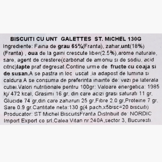 Biscuiți Galette cu unt 130g