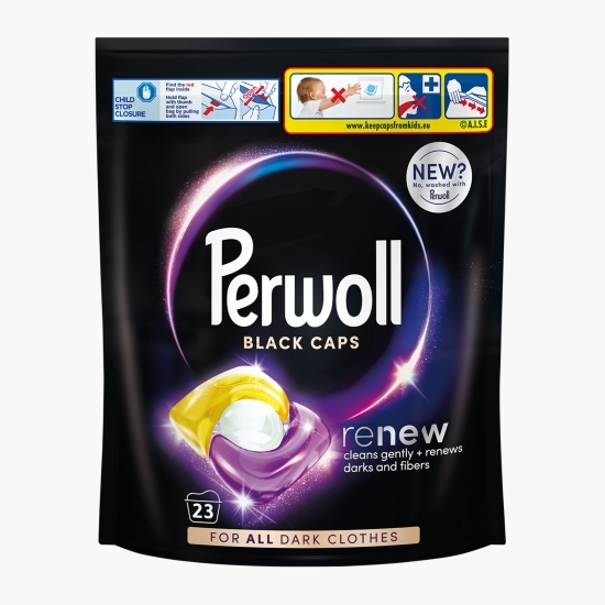 Detergent de rufe capsule Renew Black Caps, 23 spălări