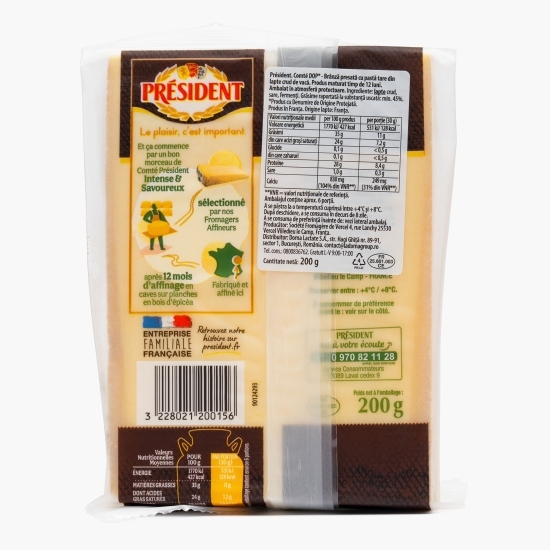 Brânză Comté maturată 12 luni DOP, 200g
