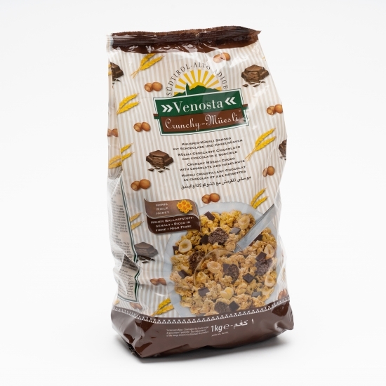 Musli crunchy cu ciocolată și alune de pădure 1kg