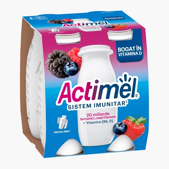 Iaurt de băut cu fructe de pădure 4x100g