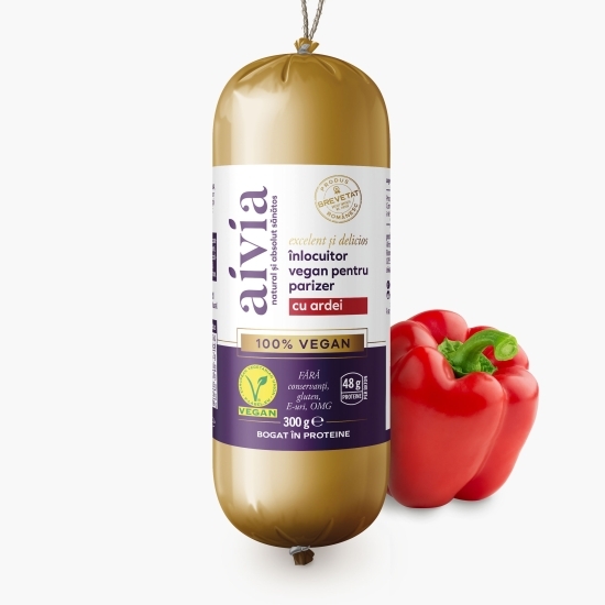 Parizer vegan cu ardei 300g