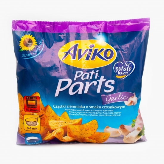 Cartofi wedges condimentați cu usturoi 600g