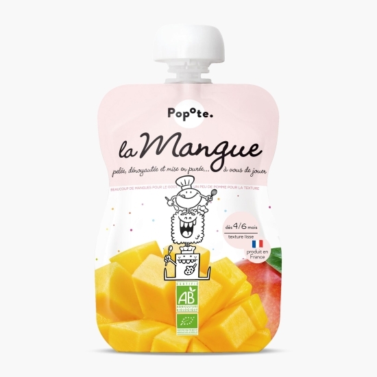 Piure eco cu 100% mango, +4/6 luni, 120g