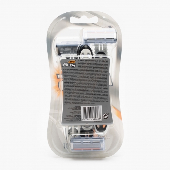 Aparat de ras Flex 5 lame, 3 buc