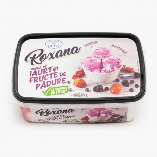 Înghețată cu aromă de frișcă și pastă de fructe pădure 480g