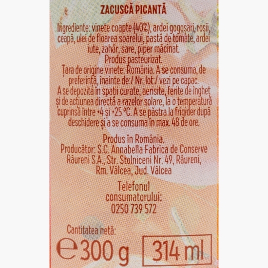 Zacuscă picantă 300g