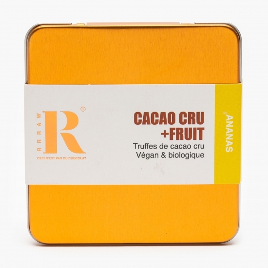 Trufe de cacao crudă cu ananas și curmale eco 100g